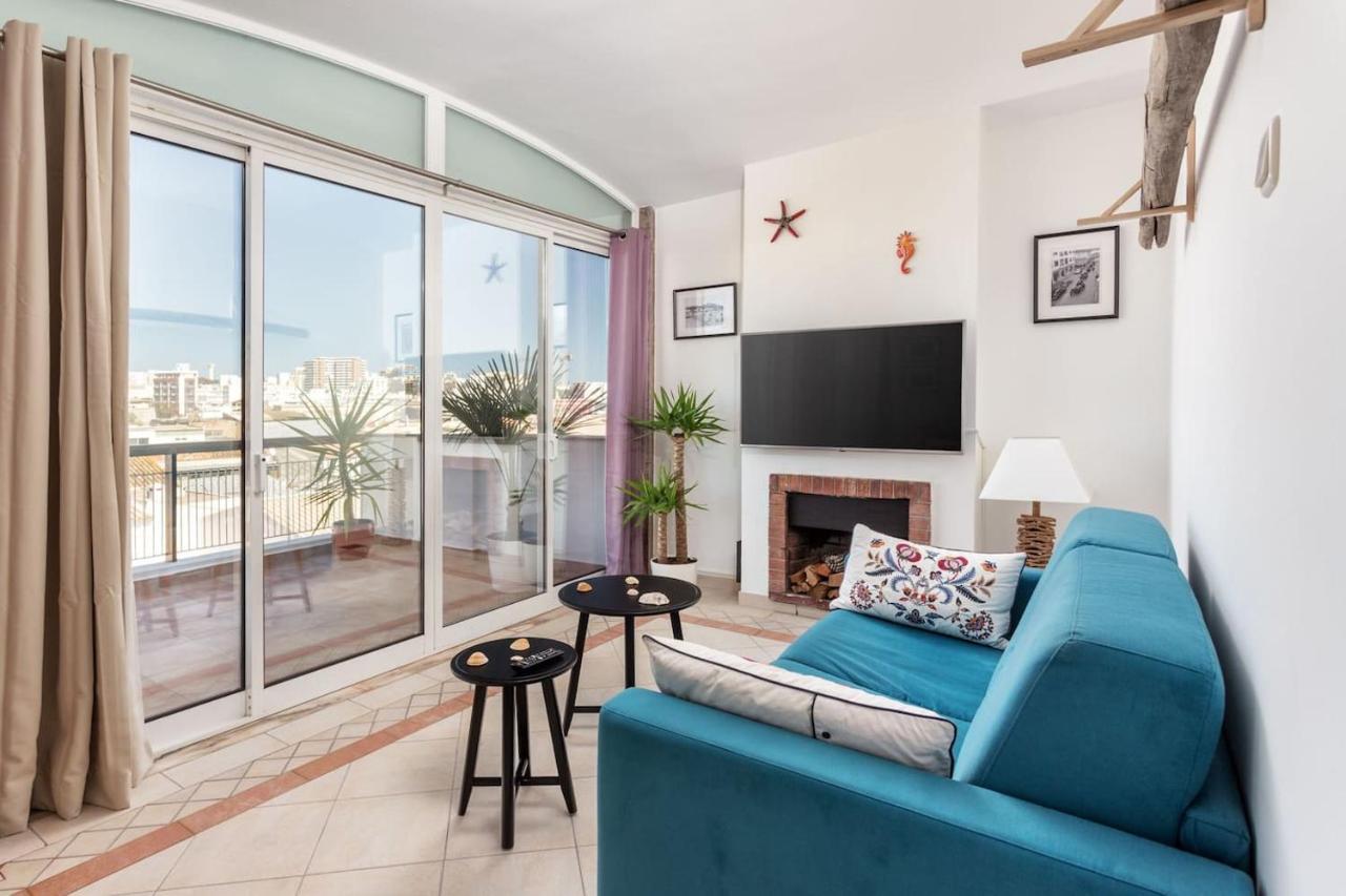 Marina Penthouse Faro Center Appartement Buitenkant foto